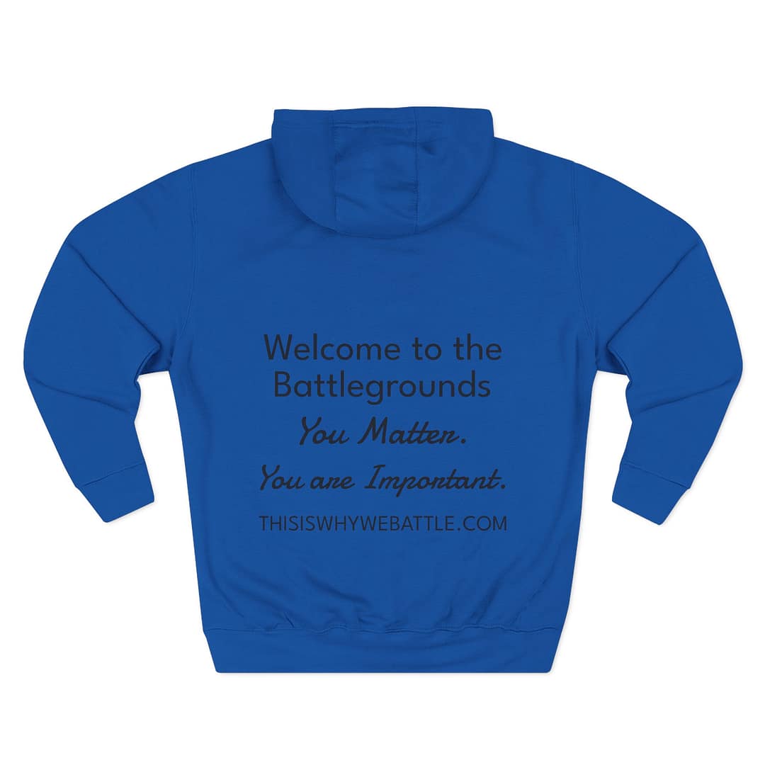 Fleece Hoodie Welcome to the battlegrounds - Image 26