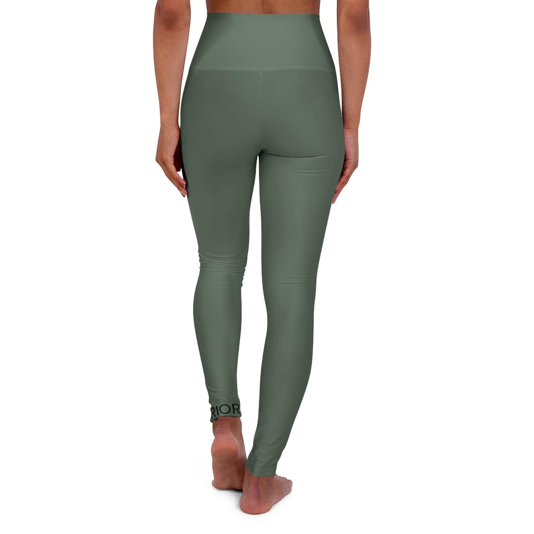 Yoga Leggings with Warrior Design - Image 2