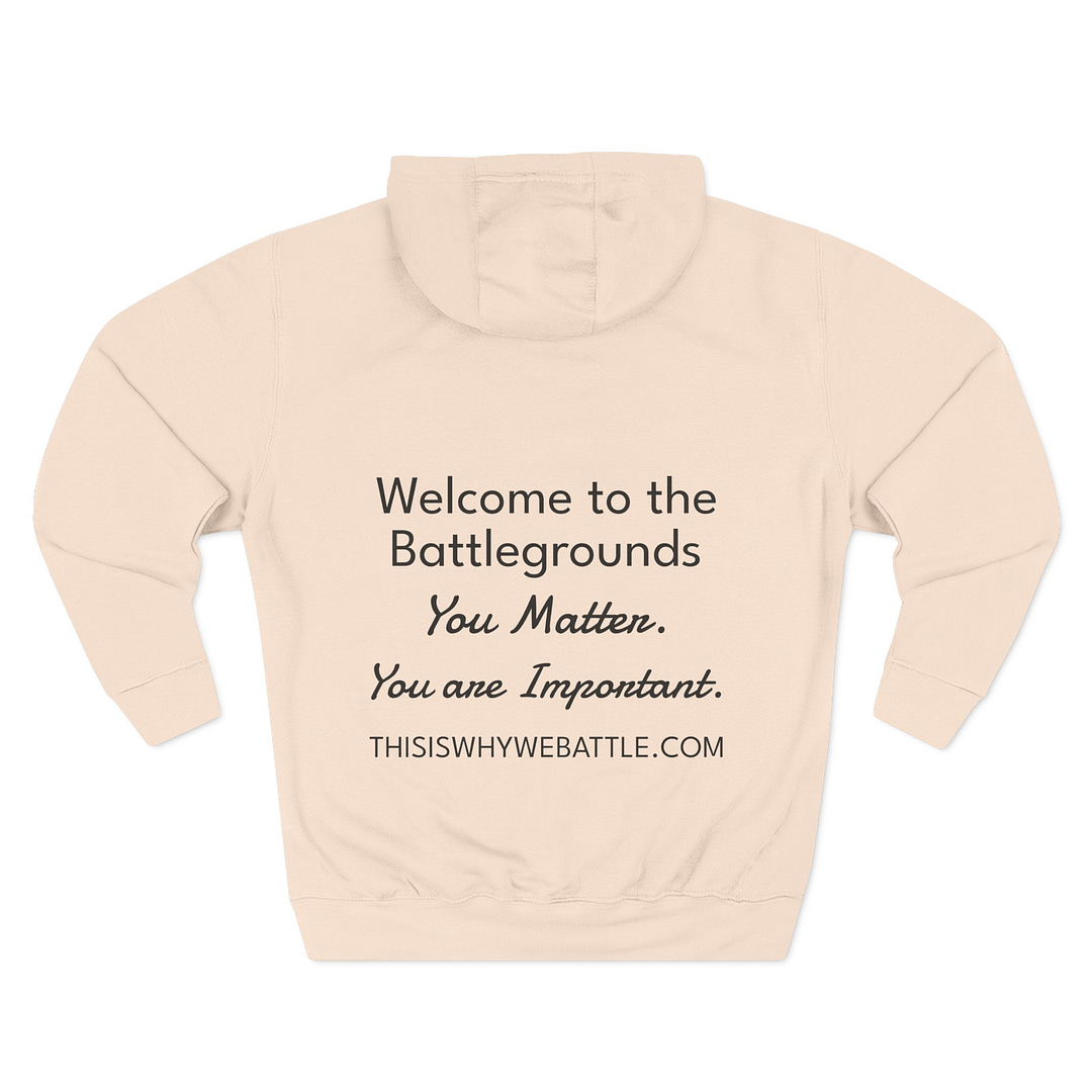 Fleece Hoodie Welcome to the battlegrounds - Image 18