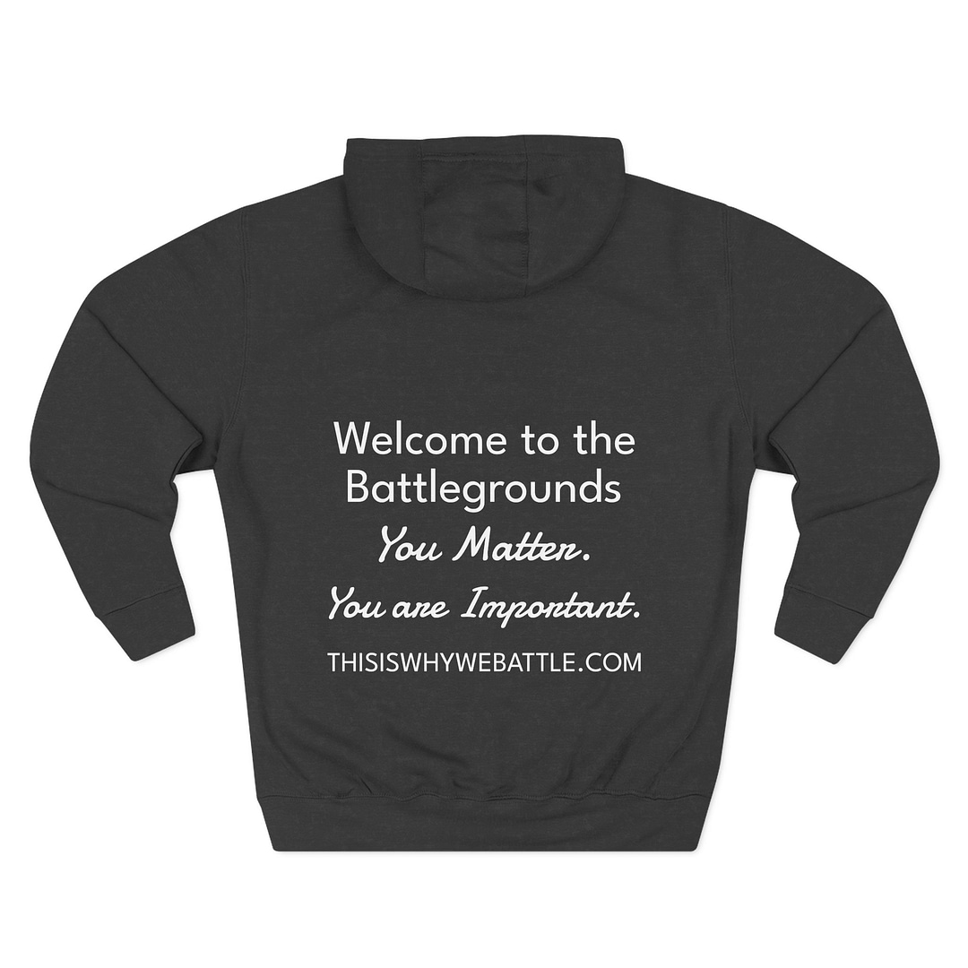 Fleece Hoodie Welcome to the battlegrounds - Image 10